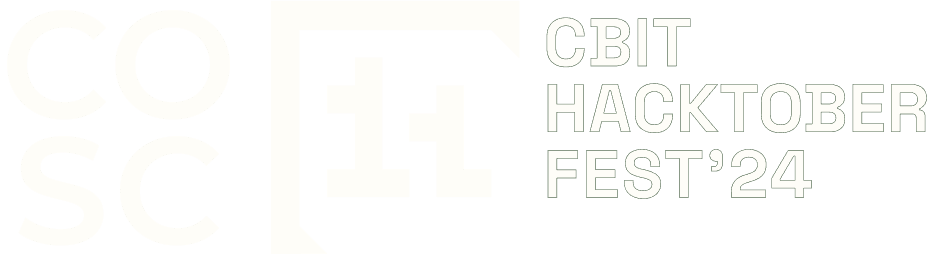 CBIT Hacktober Fest Hackathon 2024 Logo